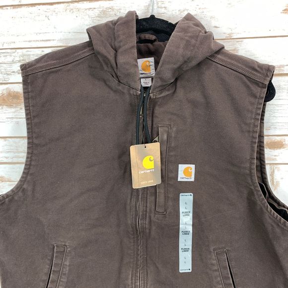 Carhartt Men's Knoxville Vest, Large, Brown - Picture 6 of 8